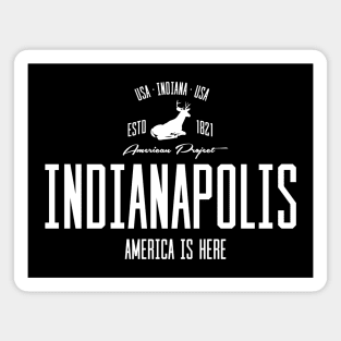 USA, America, Indianapolis, Indiana Magnet